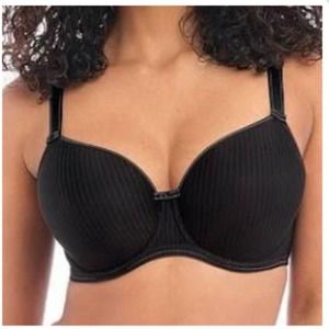 FREYA Full Size Molded Underwire Black Bra 38H